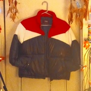 CI SONO Size M in Mens. Color's are Red,White & Navy. Zips Up with two side hand